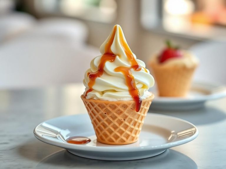 Classic Vanilla Sundae Cone