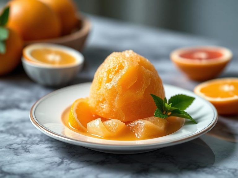 Clementine sorbet
