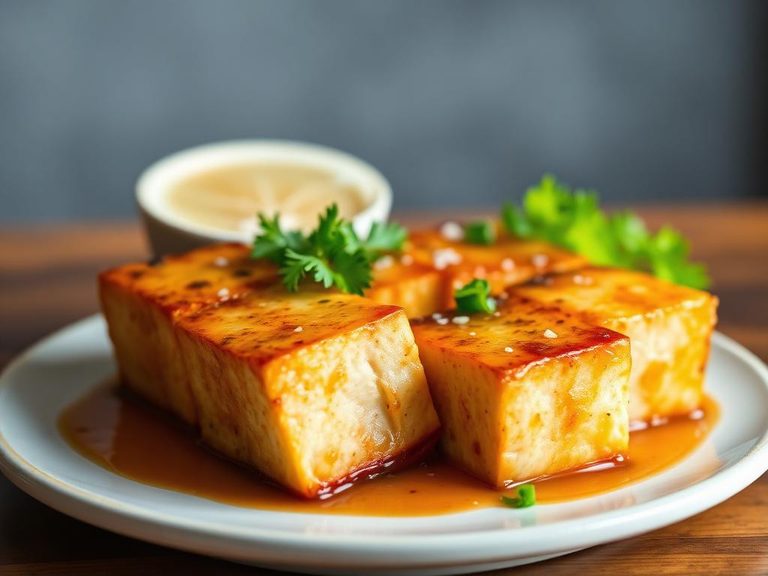 Coating for baked tofu or fish