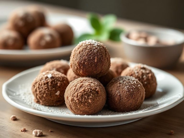Cocoa Dusted Truffles