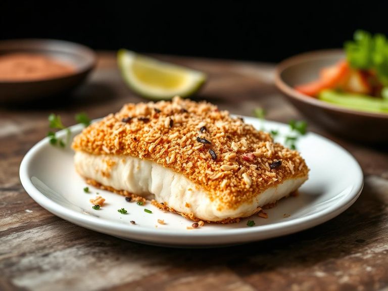 Coconut-Crusted Mahi Mahi