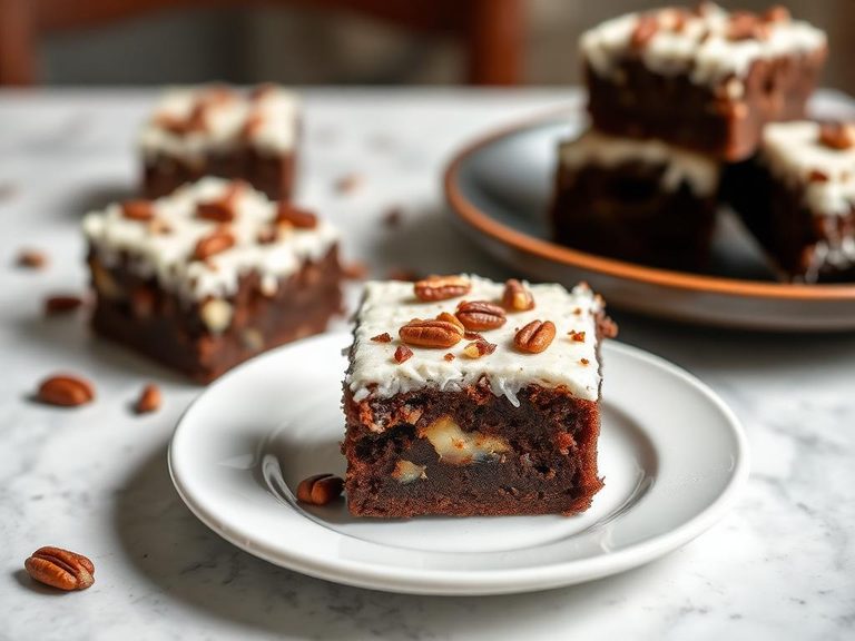 Coconut-Pecan Frosted Brownies
