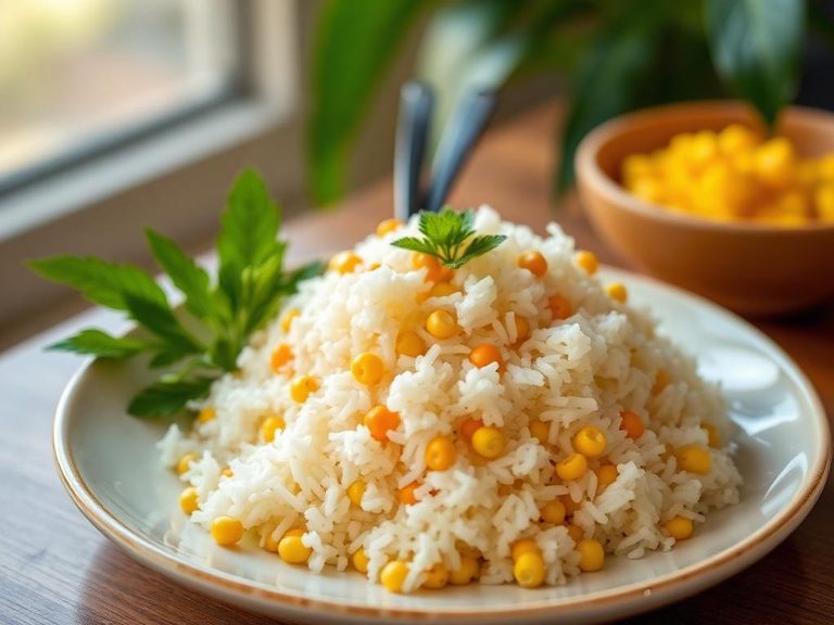 Coconut Rice with Corn