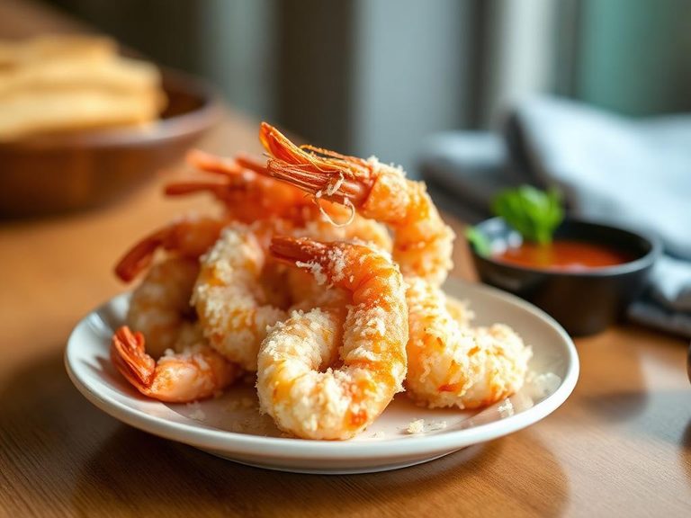 Coconut shrimp coating