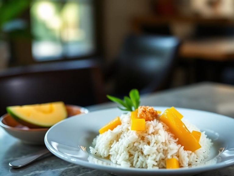 Coconut Sticky Rice with Mango (Thai)