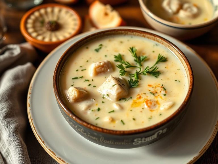 Cod Chowder (a creamy New England soup)