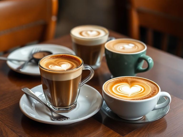 Coffee and lattes