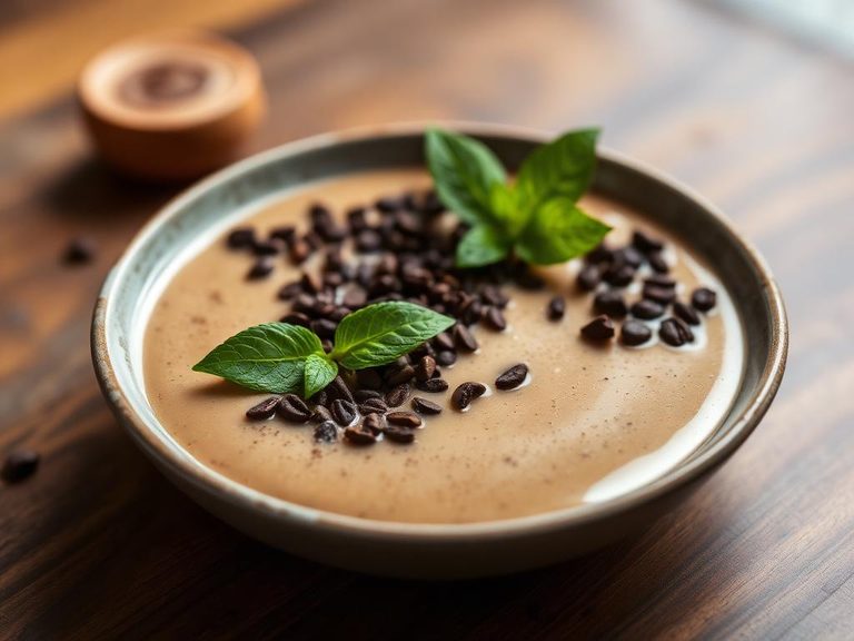 Coffee-Flavored Smoothie Bowl