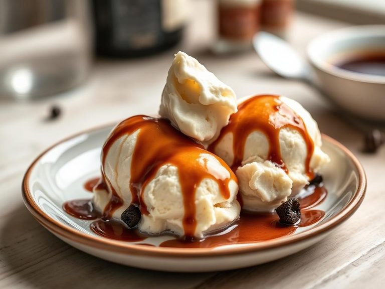 Coffee Liqueur Iced Cream