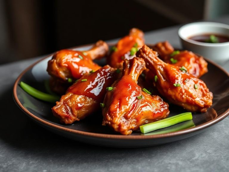Cola-Glazed Chicken Wings