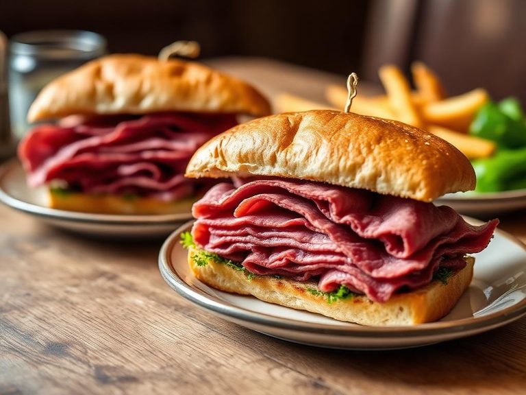 Cold Cut Roast Beef Sandwiches