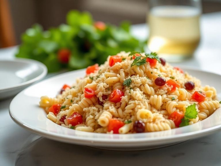 Cold Rice Pasta Salad