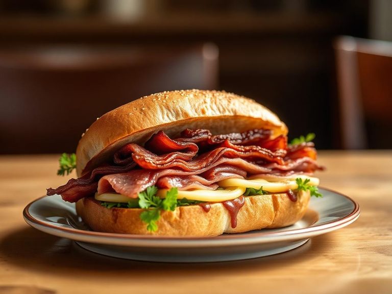 Cold Roast Beef Sandwich