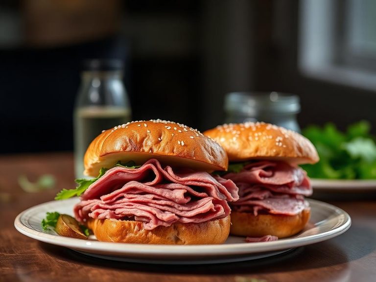 Cold Roast Beef Sandwiches
