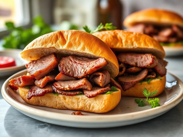 Cold Roast Lamb Sandwiches