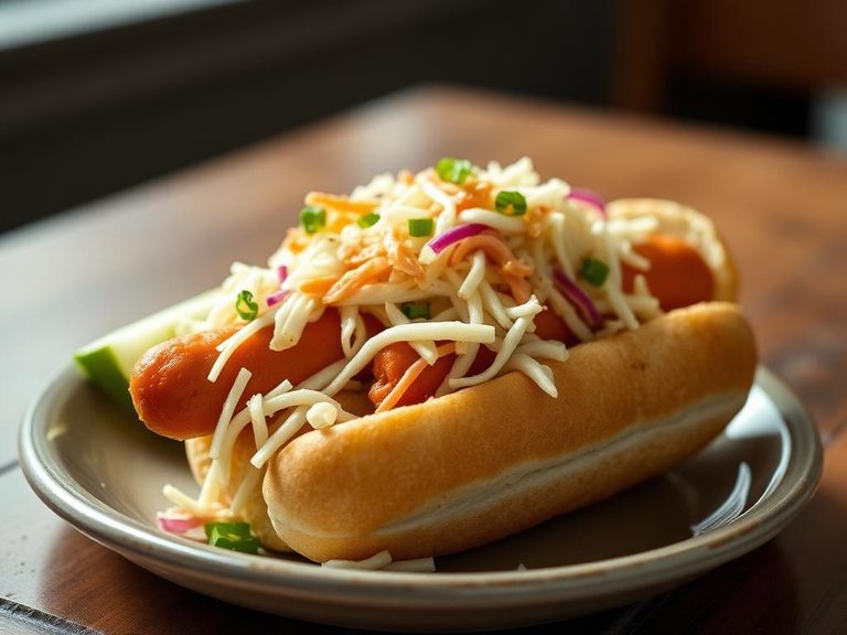 Coleslaw dog (hot dog topping)