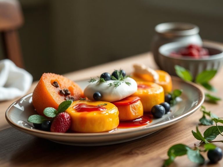Combined with fruit purees for weaning