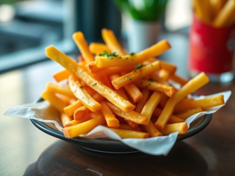 Commercial French fries