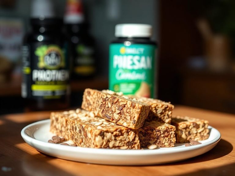 Commercial protein bars and supplements