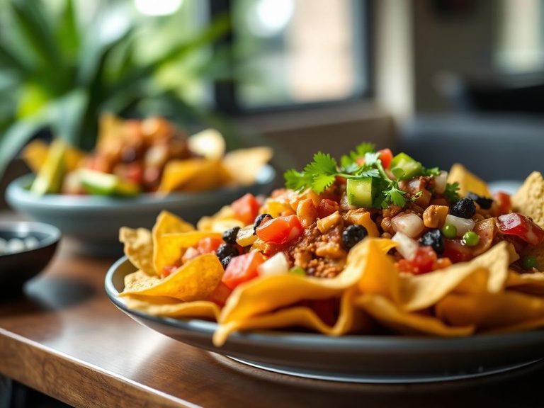 Component in a loaded nacho platter