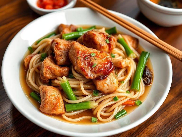 Cong You Bing with Pork