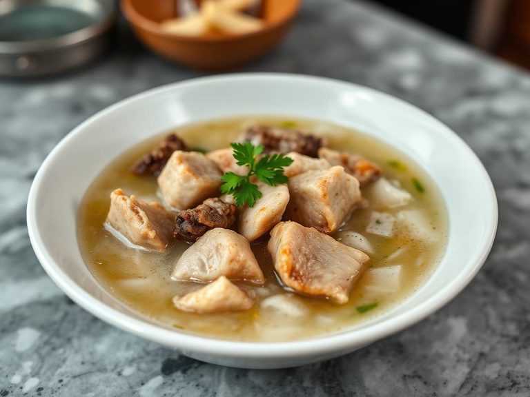 Congee with Turkey Offal