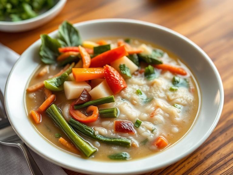 Congee with Vegetables