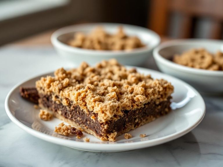 Cookie crumble dessert