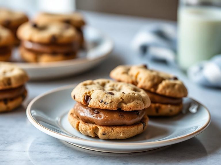 Cookie Dough Stuffed Cookies