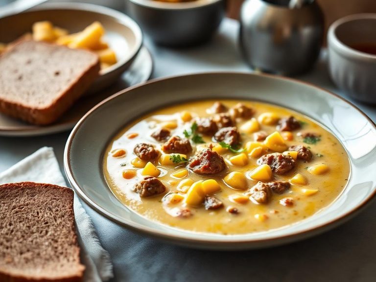Corn and Meat Chowder