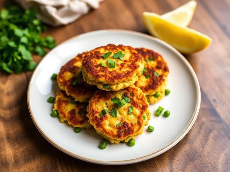 Corn and Pea Fritters