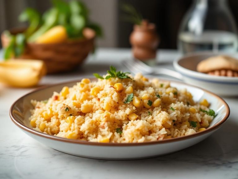 Corn and Rice Pilaf