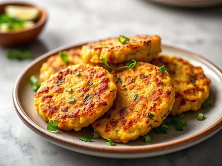 Corn and zucchini fritters