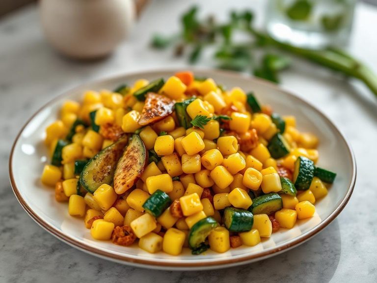 Corn and Zucchini Sauté