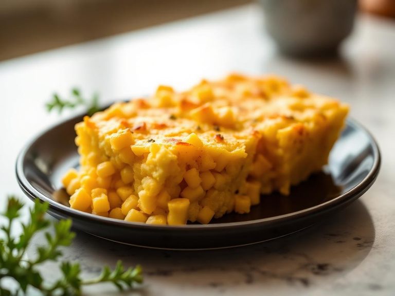 Corn pudding or corn casserole