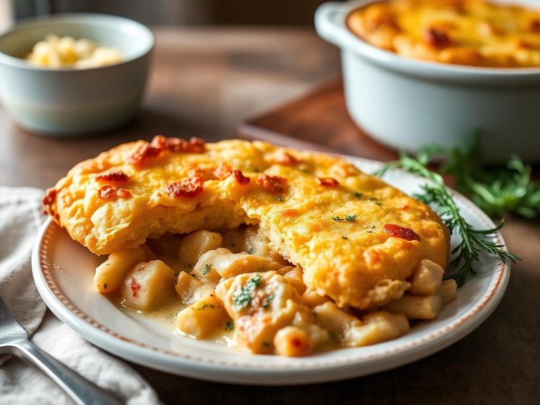 Cornbread Chicken Pot Pie