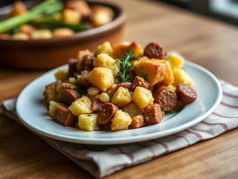 Cornbread Stuffing with Sausage