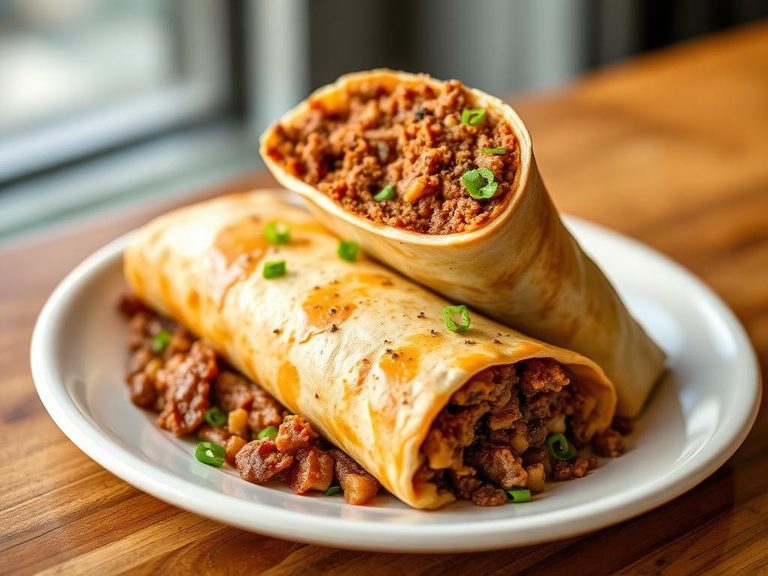 Corned Beef Hash Burrito