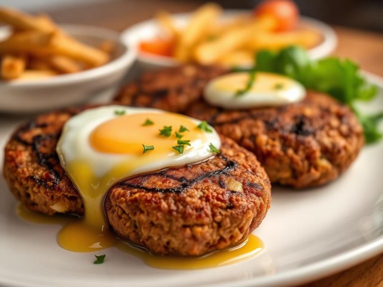 Corned Beef Patties with Egg