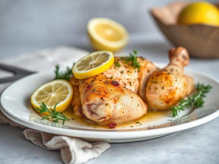 Cornish Hen with Lemon and Herbs