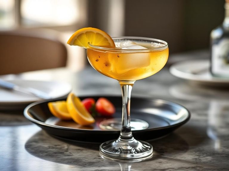Corpse Reviver #2 (a classic cocktail with gin)