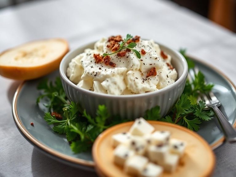 Cottage cheese bowl topping