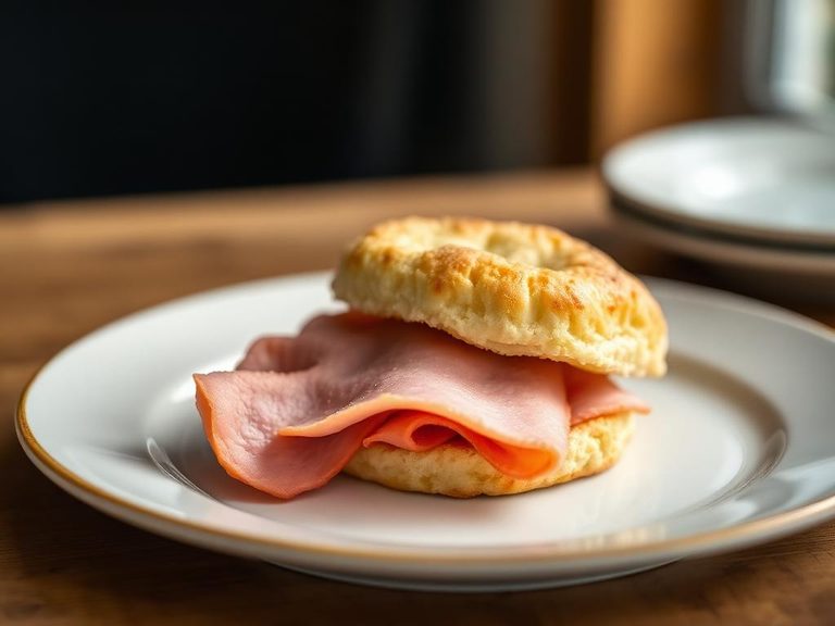 Country Ham on a Biscuit