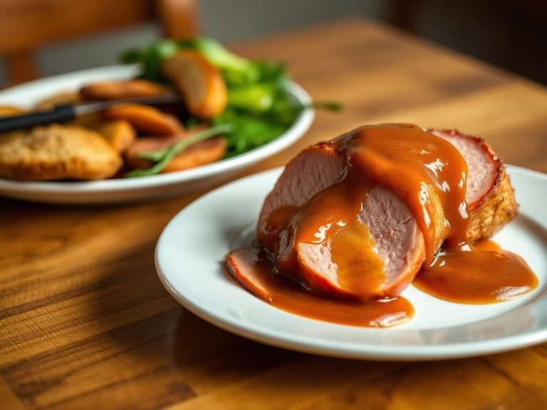 Country Ham with Red-Eye Gravy