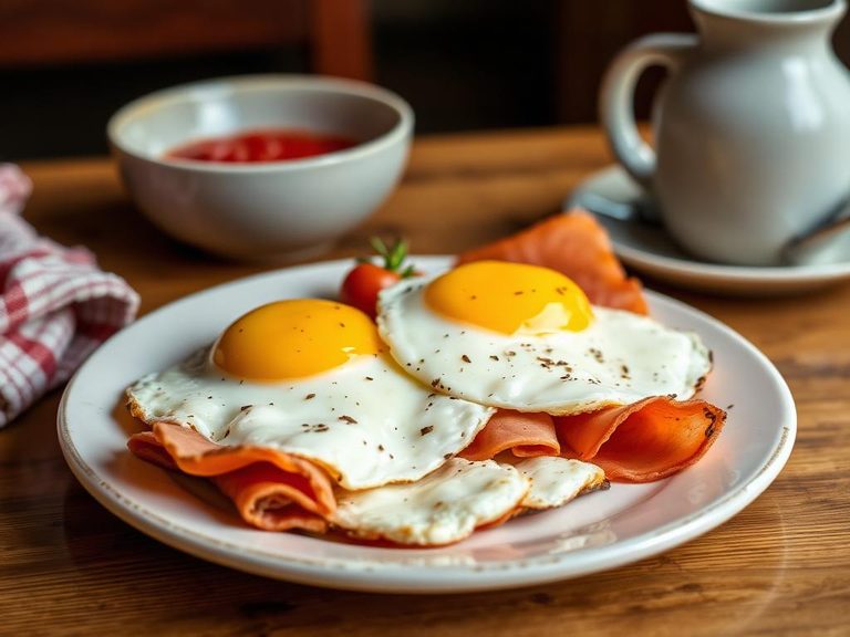 Country-Style Ham and Eggs