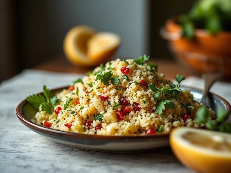 Couscous Salad with Lemon-Herb Vinaigrette