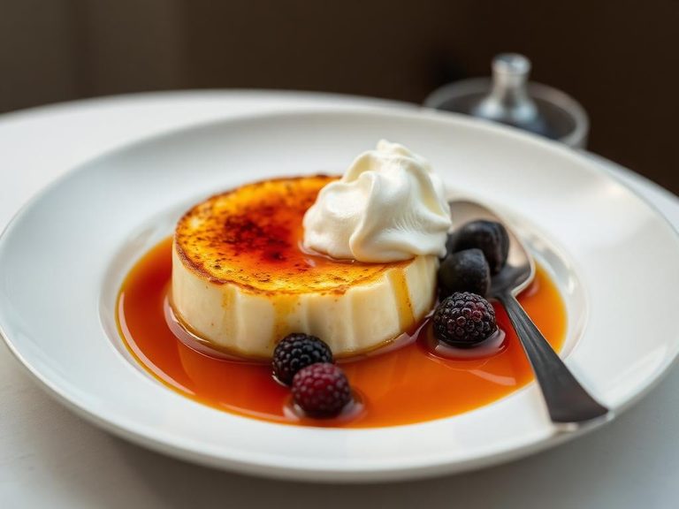 Crème Brûlée with Vin Santo