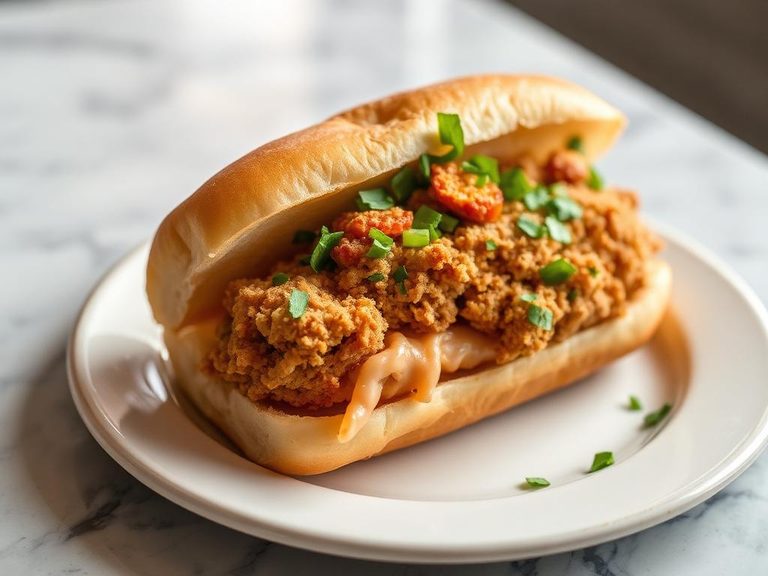 Crab Cake Po' Boy