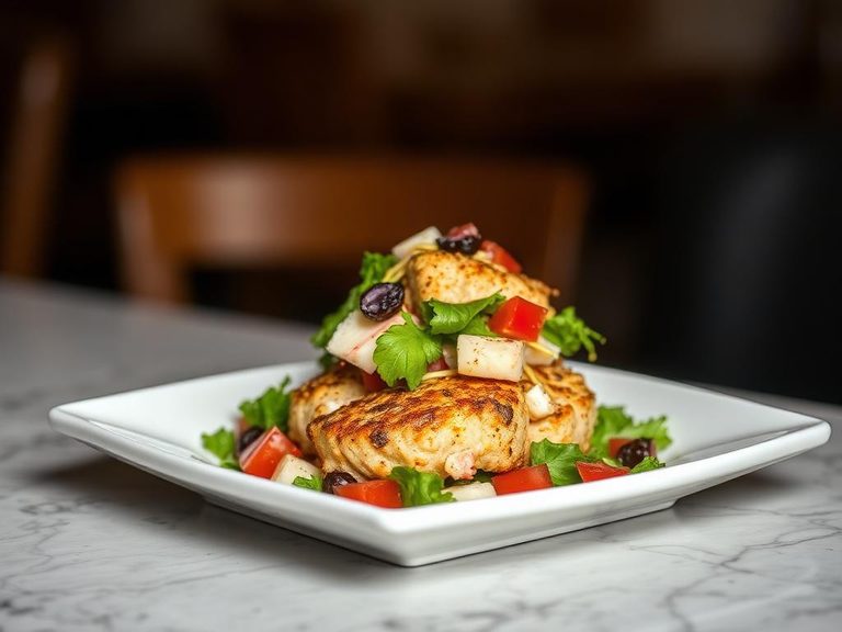 Crab Cake Salad