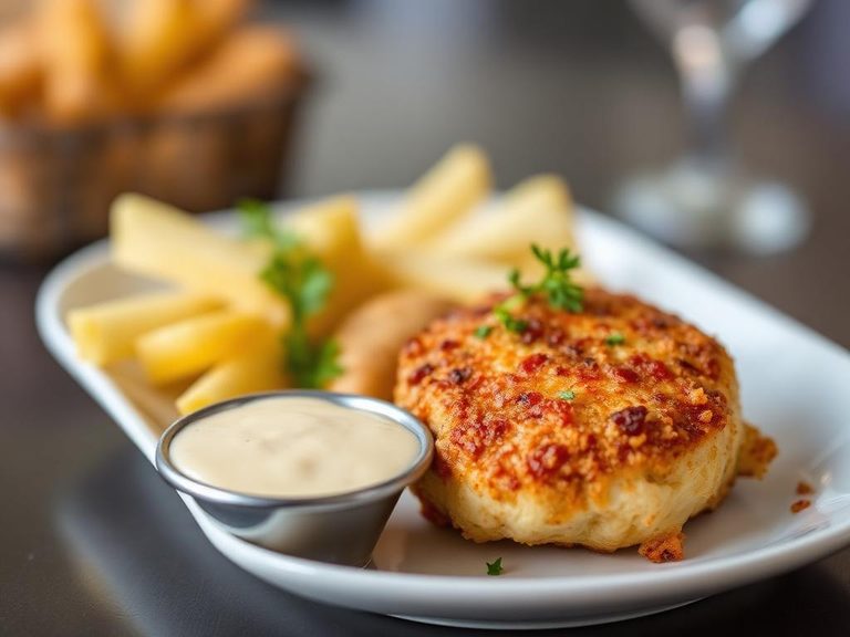 Crab Cake with Remoulade Sauce